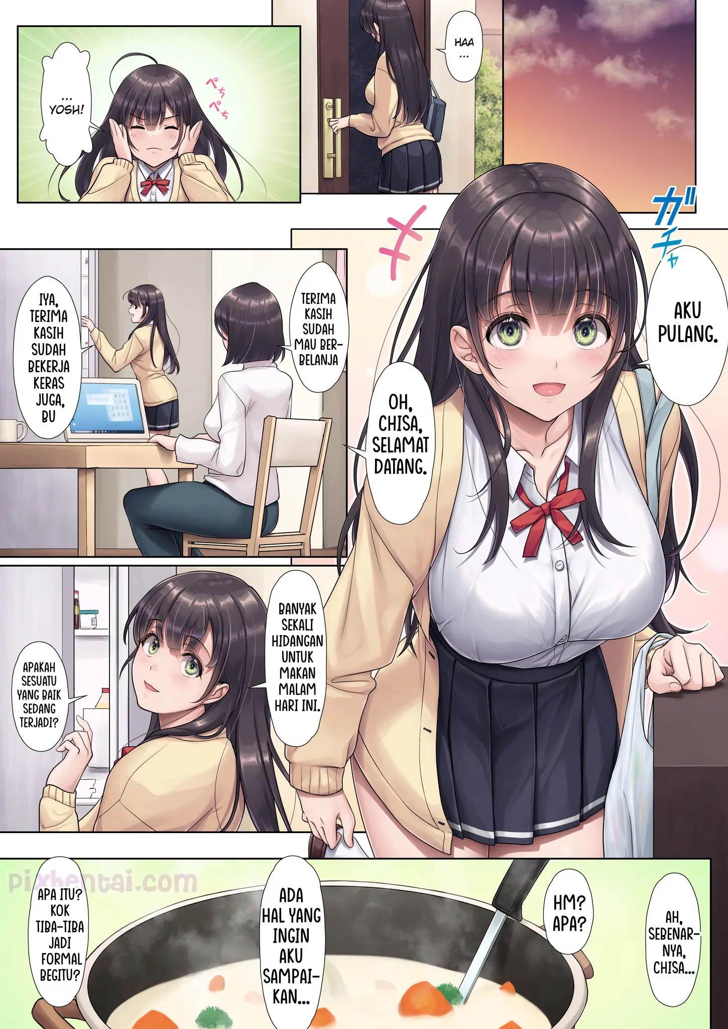 Komik hentai xxx manga sex bokep Otou-san Yamete Ayah Tiri baru pilihan Ibu 5